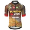 AGU Team Jumbo-Visma Replica TDF 2022 Short Sleeve T-Shirt -Pedal Yon Sales agu team jumbo visma replica tdf 2022 short sleeve t shirt