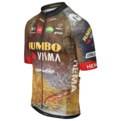 AGU Team Jumbo-Visma Replica TDF 2022 Short Sleeve T-Shirt -Pedal Yon Sales agu team jumbo visma replica tdf 2022 short sleeve t shirt 2