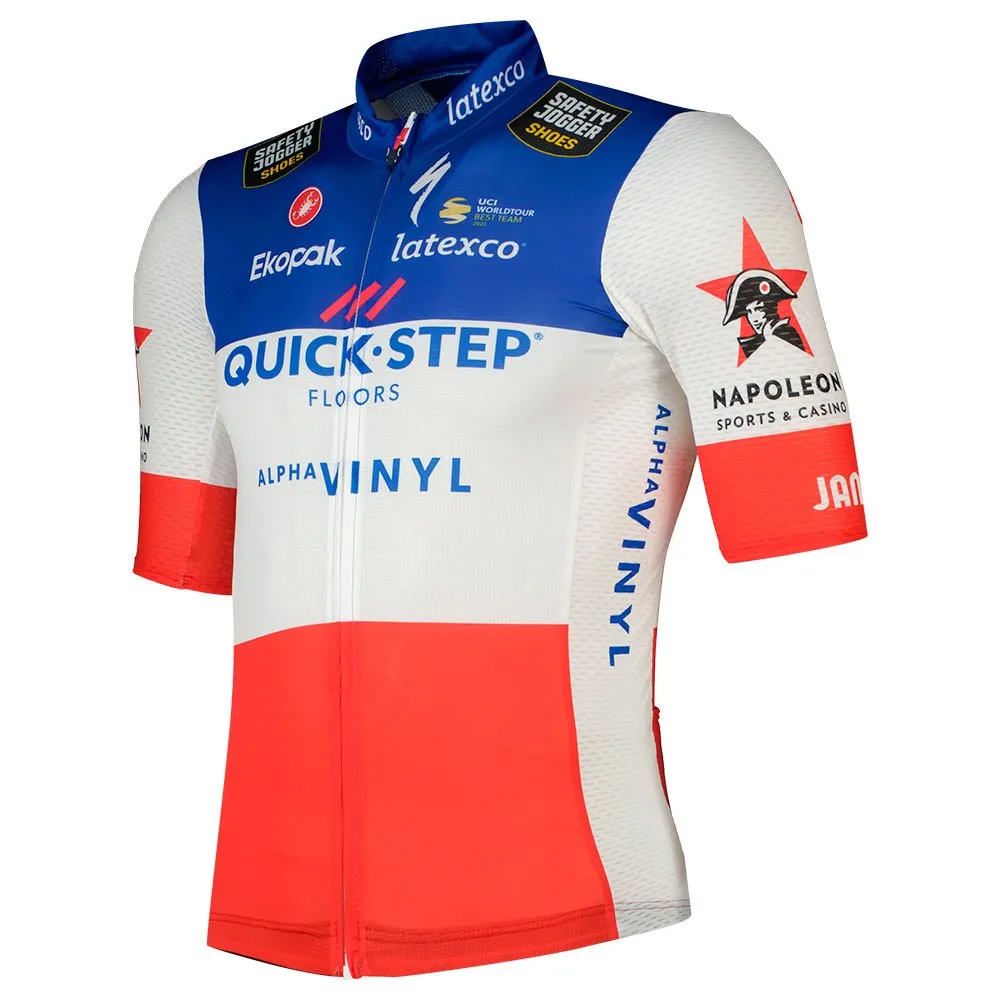 Castelli Quick-Step Competizione Short Sleeve Jersey 4 Castelli Quick-Step Competizione Short Sleeve Jersey - Image 2