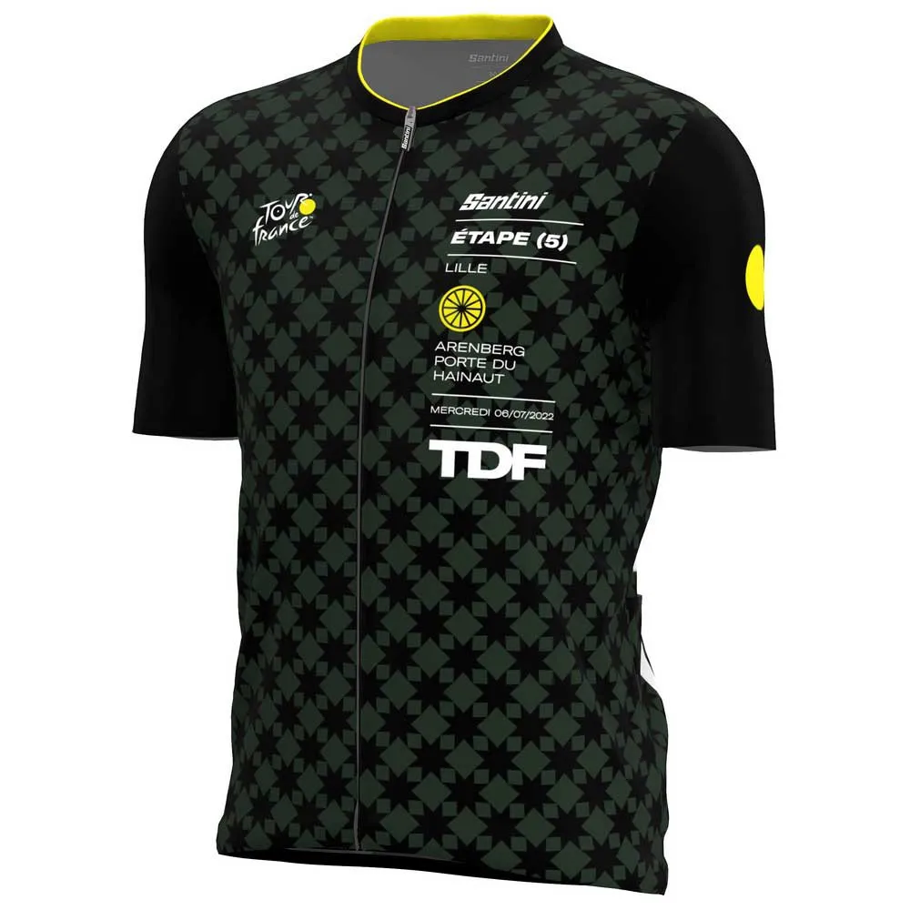 Santini Arenberg Tour De Fance Official 2022 Short Sleeve Jersey 6 Santini Arenberg Tour De Fance Official 2022 Short Sleeve Jersey - Image 4