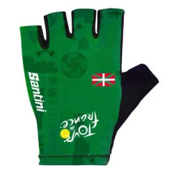 Santini Tour De France Official Grand Depart Pais Vasco 2023 Short Gloves