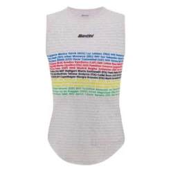 Santini UCI Official World Champion 2023 Sleeveless Base Layer