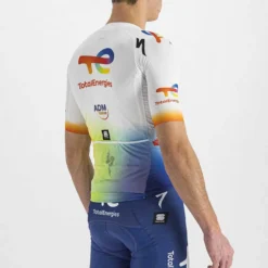 Sportful Total Energies Bomber Short Sleeve Jersey -Pedal Yon Sales sportful total energies bomber short sleeve jersey 3